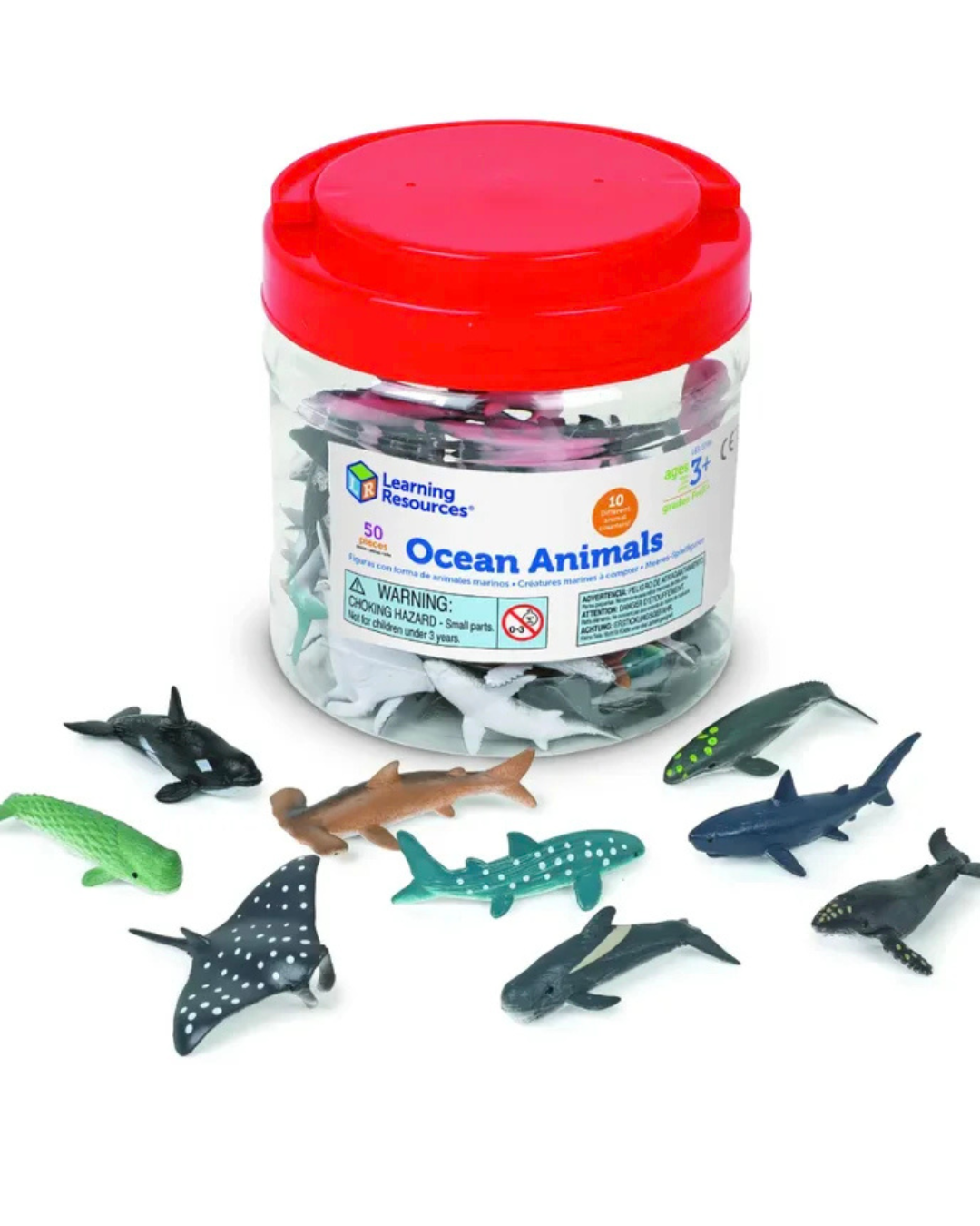 Learning Resources - Moře - počítací figurky zvířátek 60 ks (LER0799) 1